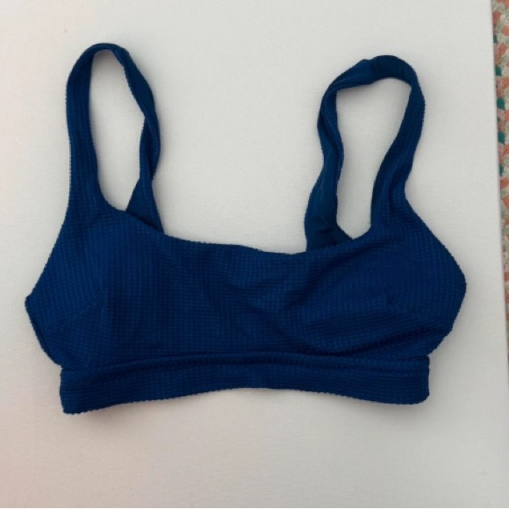 Textured Blue Bralette